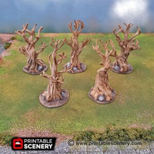 Printable Scenery - Dead Trees