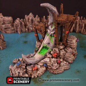 Printable Scenery - Goblin Moon Shrine