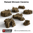 Printable Scenery Raised Shroom Caverns