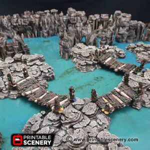 Printable Scenery Rickety Bridges