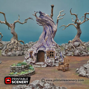 Printable Scenery Witches Hovel