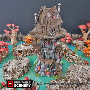 Printable Scenery Shanty Tower