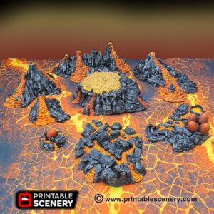 Printable Scenery Dragons Lair