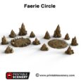 Printable Scenery Faerie Circle