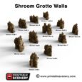 Printable Scenery Shroom Grotto Walls