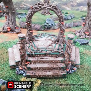 Printable Scenery Elven Portal