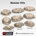 Printable Scenery Modular Hills