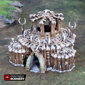 Printable Scenery Witch Temple