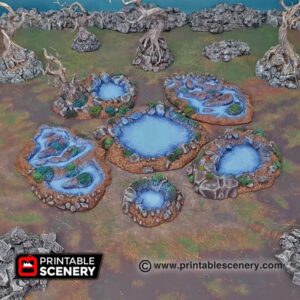 Printable Scenery Fey Marshes