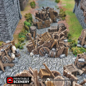 Printable Scenery - Clorehaven Barricades