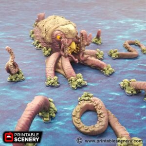 Printable Scenery - The Kraken