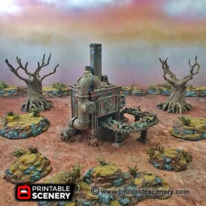 Printable Scenery - Recycling Tower