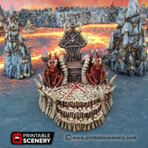 Printable Scenery - Skull Throne