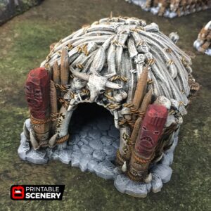 Printable Scenery - Shamans Hut