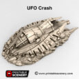 Printable Scenery - UFO Crash