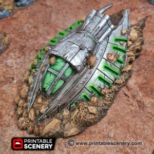 Printable Scenery - UFO Crash