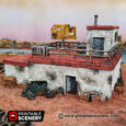 Printable Scenery - Derelict Gas Station