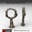 Printable Scenery - Burning Ring Of Fire