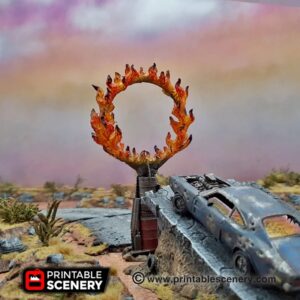 Printable Scenery - Burning Ring Of Fire