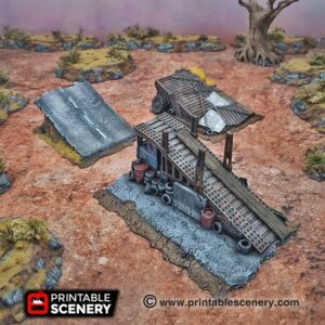 Printable Scenery - Junk Jumps