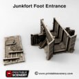 Printable Scenery - Junkfort Foot Entrance