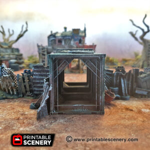 Printable Scenery - Junkfort Foot Entrance