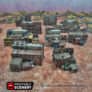 Printable Scenery - Junkfort Ramparts