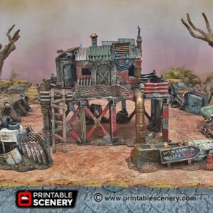 Printable Scenery - Survivalist Shack