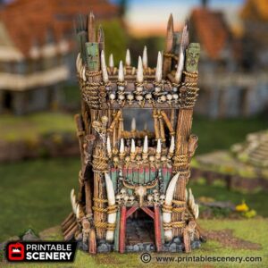 Printable Scenery - Tribal Tower