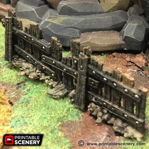 Printable Scenery - Old Fences