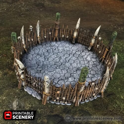 Printable Scenery - Fighting Pits