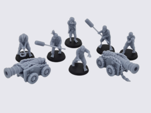 Zombie Pirates Cannon Crew