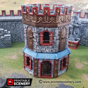 Printable Scenery - Dwarven Outpost