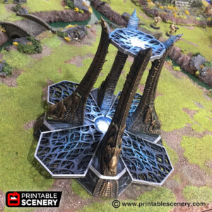 Printable Scenery - Alien Field Generator