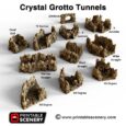 Printable Scenery - Crystal Tunnels