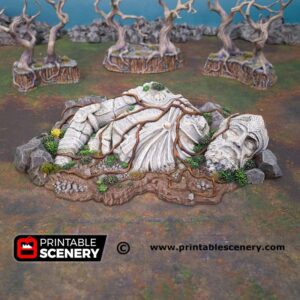 Printable Scenery - Giant Statue