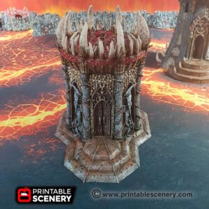 Printable Scenery - Temple Of The Damned