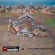 Printable Scenery - Hallowed Graveyard Walls