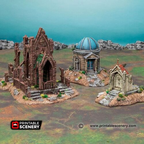Printable Scenery - Hallowed Mausoleum