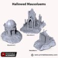 Printable Scenery - Hallowed Mausoleum