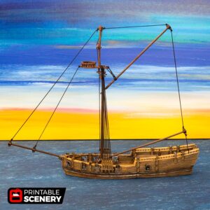 Printable Scenery - The Sloop