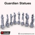 Printable Scenery - Guardian Statues