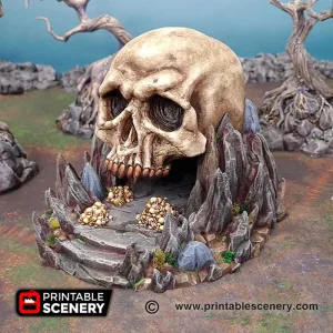 Printable Scenery - Titan Skull Cave