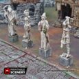 Printable Scenery - Guardian Statues