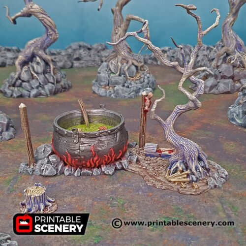 Printable Scenery - Hags Cauldron