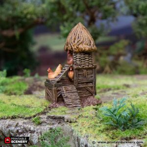 Printable Scenery - Hen House