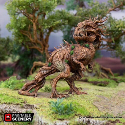 Printable Scenery - Tree Rex