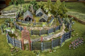 Printable Scenery - Large Tribal Stockades