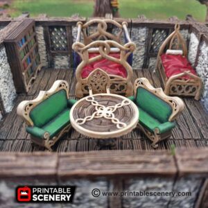 Printable Scenery - Elegant Furniture