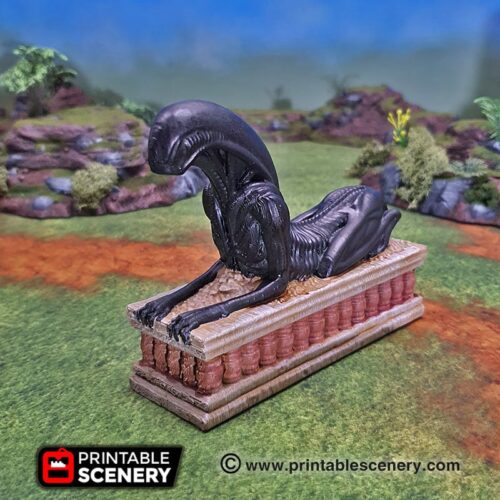 Printable Scenery Alien Sphinx